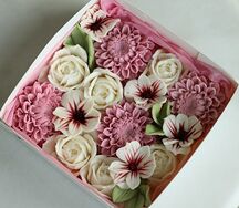 Десертные цветы Цветочная полянка