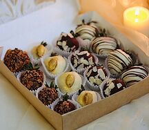 Клубника в шоколаде, набор Nuts