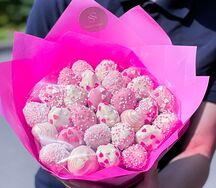 Букет клубники в шоколаде Bright