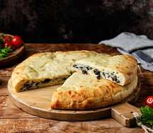 Пирог с картофелем и грибами