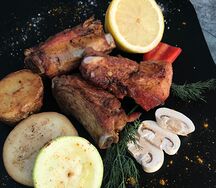 Шашлык из свиных ребрышек