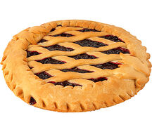 Пирог с черной смородиной постный