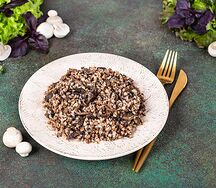 Гречка с грибами