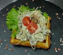 Вафля с жюльеном