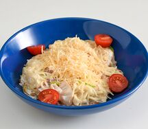 Паста Карбонара с беконом и сливками