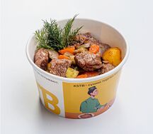 мясо по-татарски.