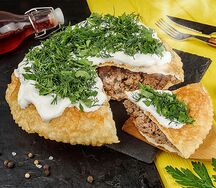 Пирог с мраморной говядиной