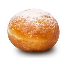 Пончик с фисташковым кремом