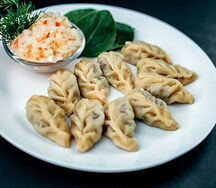 Пельмени из говядины и квашенной капусты