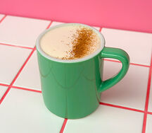 Пряный чай латте банановое