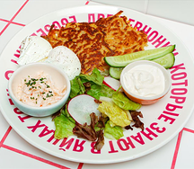 Драники с крабом