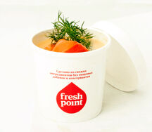 Крем-суп с лососем