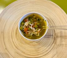 Суп из индейки с вермишелью