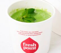 Суп Зеленый горошек и мята