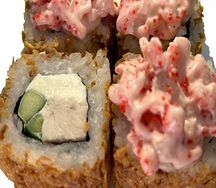 Вулкан с лососем