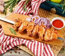 Шашлык из куриных крылышек