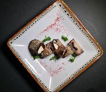 Рулеты из баклажанов с сыром