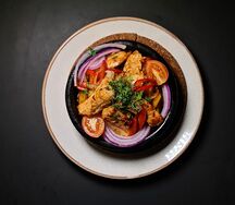 Оджахури с куриным филе