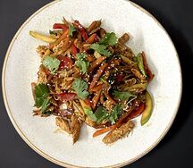 Лапша удон с курицей