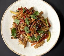 Лапша удон с говядиной