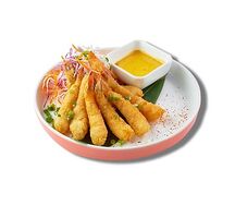 Креветки темпура с соусом юзу-каламанси