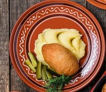 Сочная котлета по-киевски