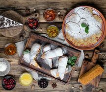 Штрудель с яблоком и корицей