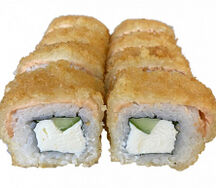 Горячая филадельфия с огурцом 8 шт