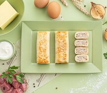 Блины с мясом 