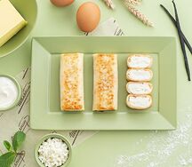 Блины с творогом