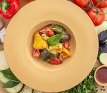 Салат из печеных овощей