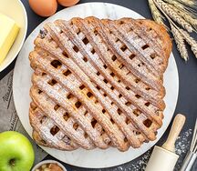 Датский пирог с яблоком