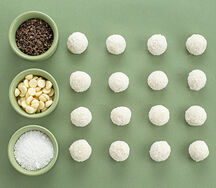 Трюфель с кокосом и лимонным перцем