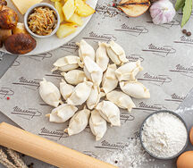 Вареники с картофелем и белыми грибами 