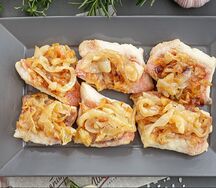 Окунь с жареным луком