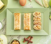 Блины с яблоком