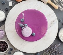 Торт Лавандовый с черникой 