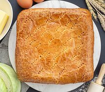 Пирог датский с капустой