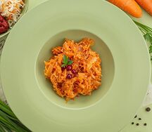 Капуста квашеная тушеная