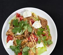 Салат с баклажанами