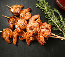 Креветки гриль