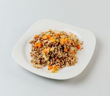 Гречка с овощами 