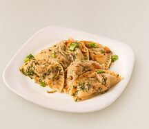 Вареники с картофелем и грибами (постные)