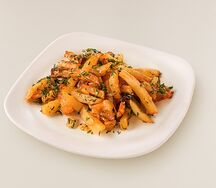 Жареный картофель с луком 