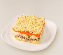 Салат Мимоза с тунцом 