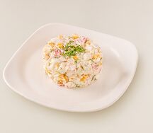 Салат крабовый с рисом 