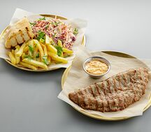 Пунена плескавица с урнебесом