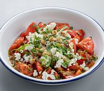 Салат с печеным перцем