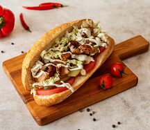 Мясо в булочке