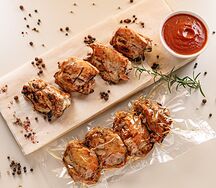 Шашлык из куриных бедер вакуумированный 